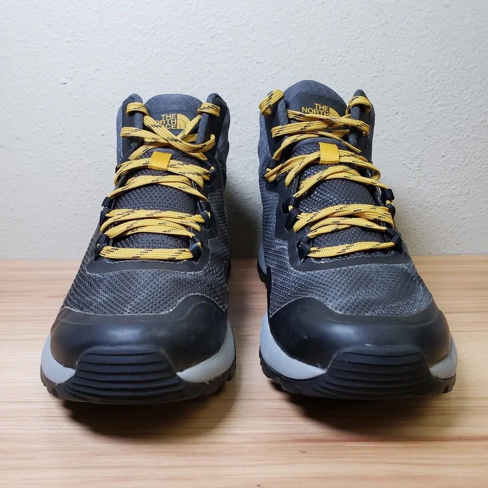 The North Face Men's Size 10.5 Mid Hiking Shoes Gray Future Light EXTS Camping